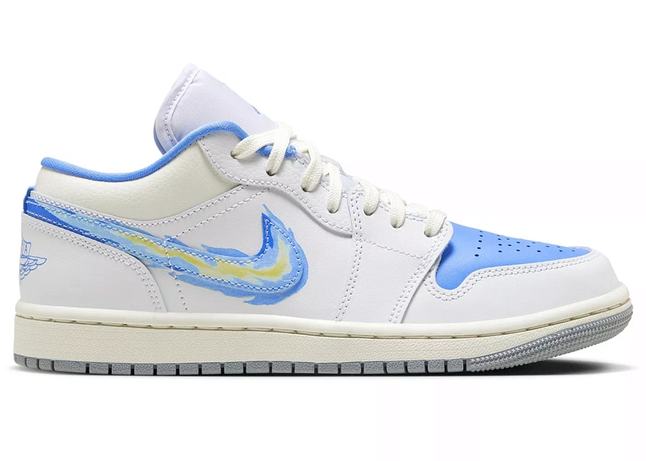 Фото № 1 с приближением к товару «‎Jordan 1 Low SE Just Skate University Blue »