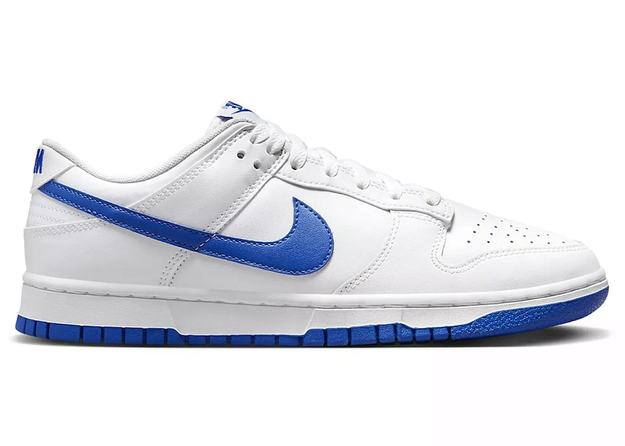 Фото № 1 с приближением к товару «‎Nike Dunk Low White Hyper Royal»