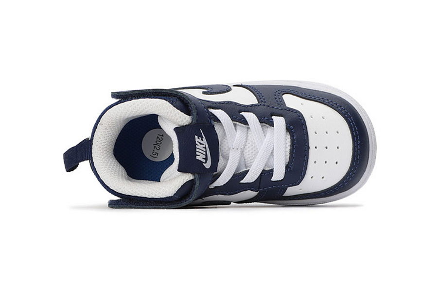 Фото № 4 с приближением к товару «‎Nike (TD) Court Borough Mid 2 BlueWhite»
