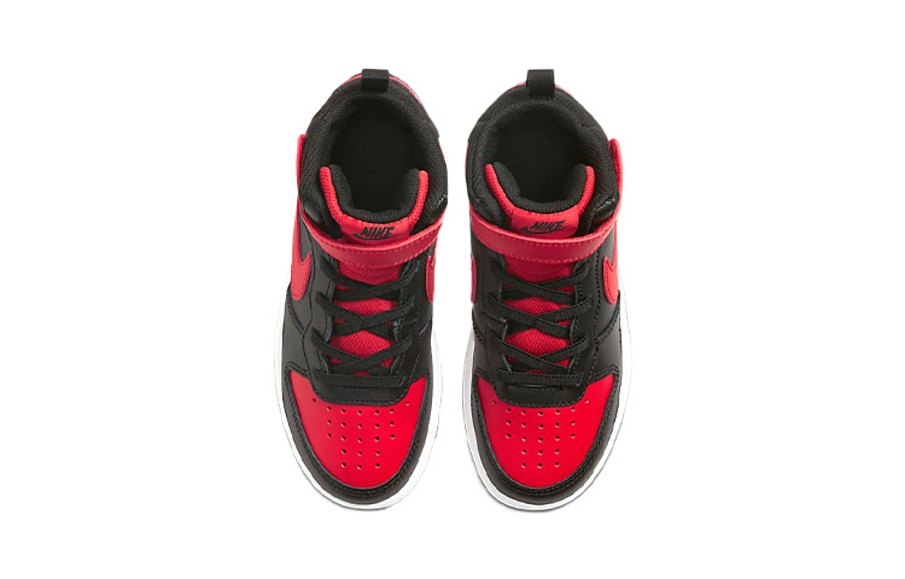 Фото № 4 с приближением к товару «‎Nike Court Borough Mid 2 Skate Shoes BlackRed»