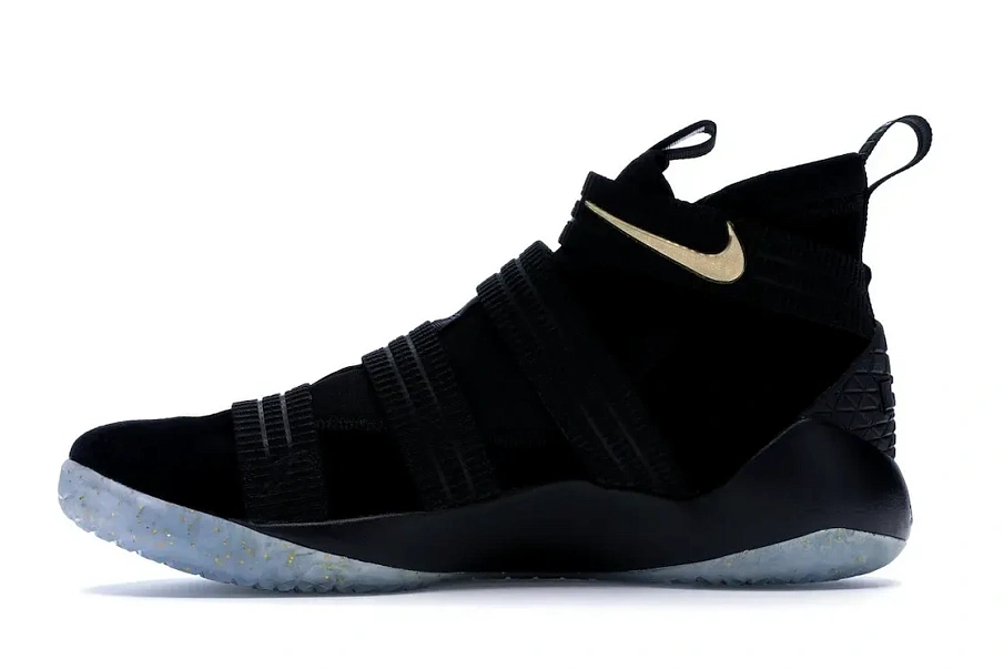 Фото № 3 с приближением к товару «‎Nike LeBron Zoom Soldier 11 Black Gold»
