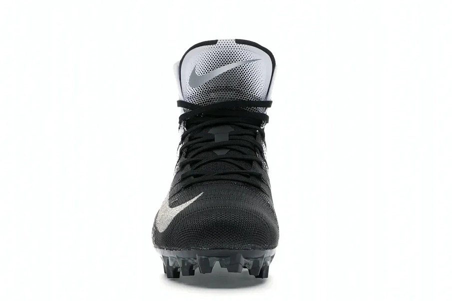 Фото № 2 с приближением к товару «‎Nike Vapor Untouchable 3 Elite Flyknit Black White Silver»