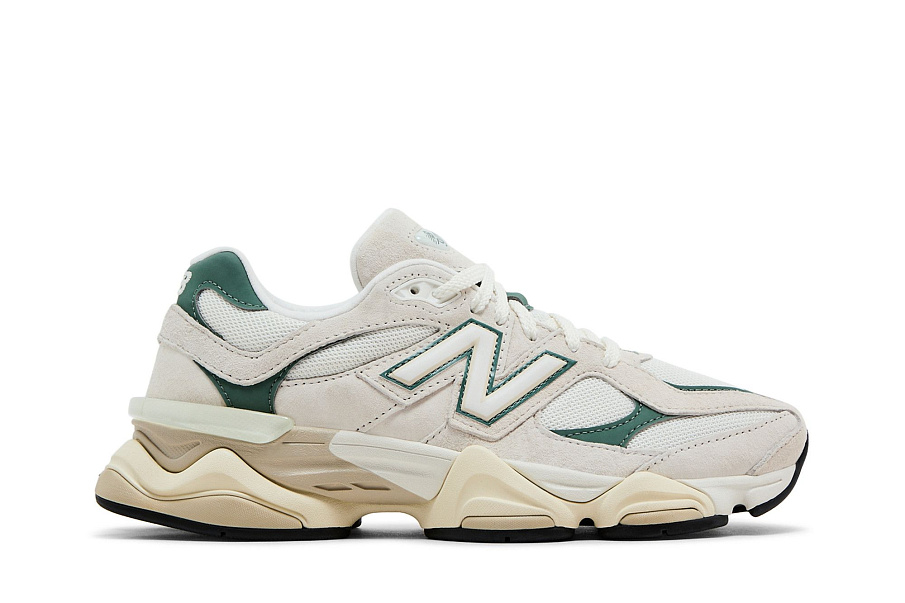 Фото № 2 с приближением к товару «‎New Balance 9060 Linen Dark Juniper»
