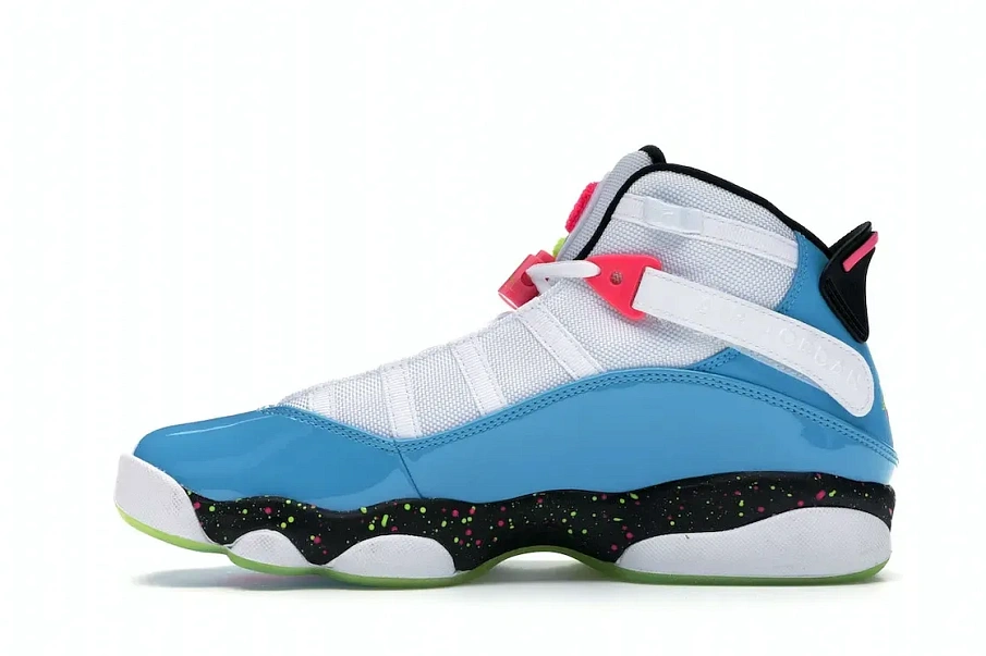 Фото № 3 с приближением к товару «‎Jordan 6 Rings White Light Blue Fury Cyber»