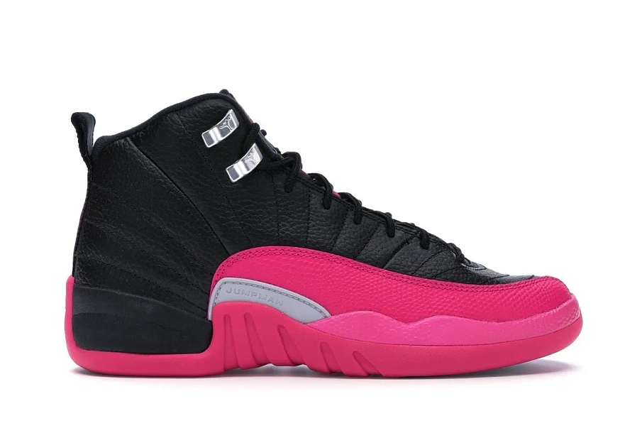 Фото № 1 с приближением к товару «‎Jordan 12 Retro Black Deadly Pink »