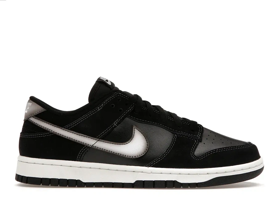 Фото № 1 с приближением к товару «‎Nike Dunk Low Airbrush Swoosh Black»