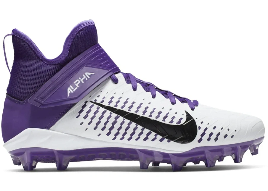 Фото № 1 с приближением к товару «‎Nike Alpha Menace Pro 2 Mid White Court Purple»