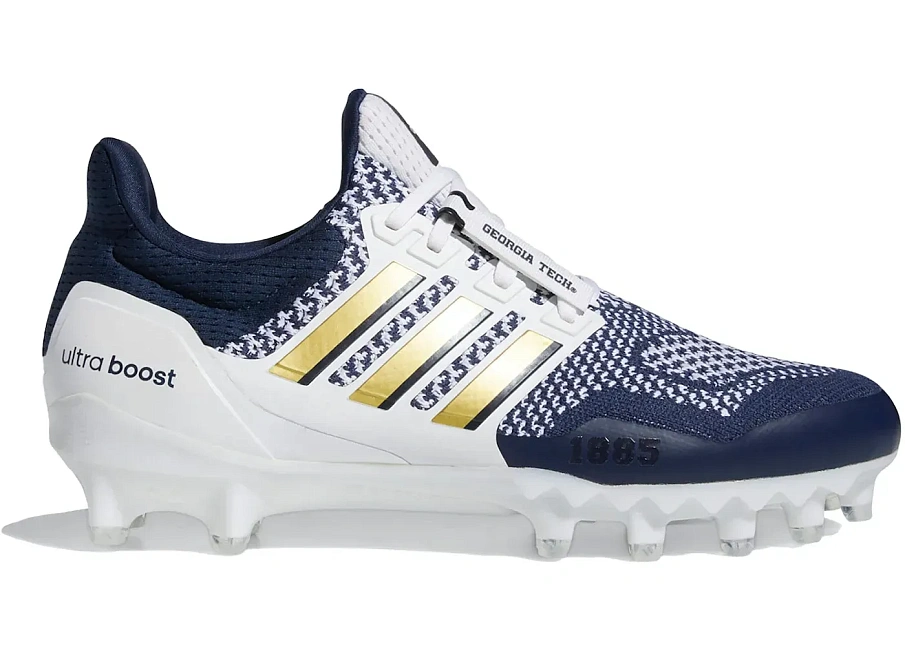 Фото № 1 с приближением к товару «‎adidas Ultra Boost 1.0 Cleat Georgia Tech»