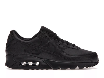 Nike Air Max 90 Leather Triple Black (2020) - 1