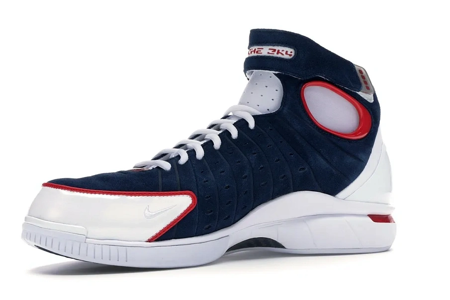 Фото № 4 с приближением к товару «‎Nike Air Zoom Huarache 2K4 Navy White Red (2016)»