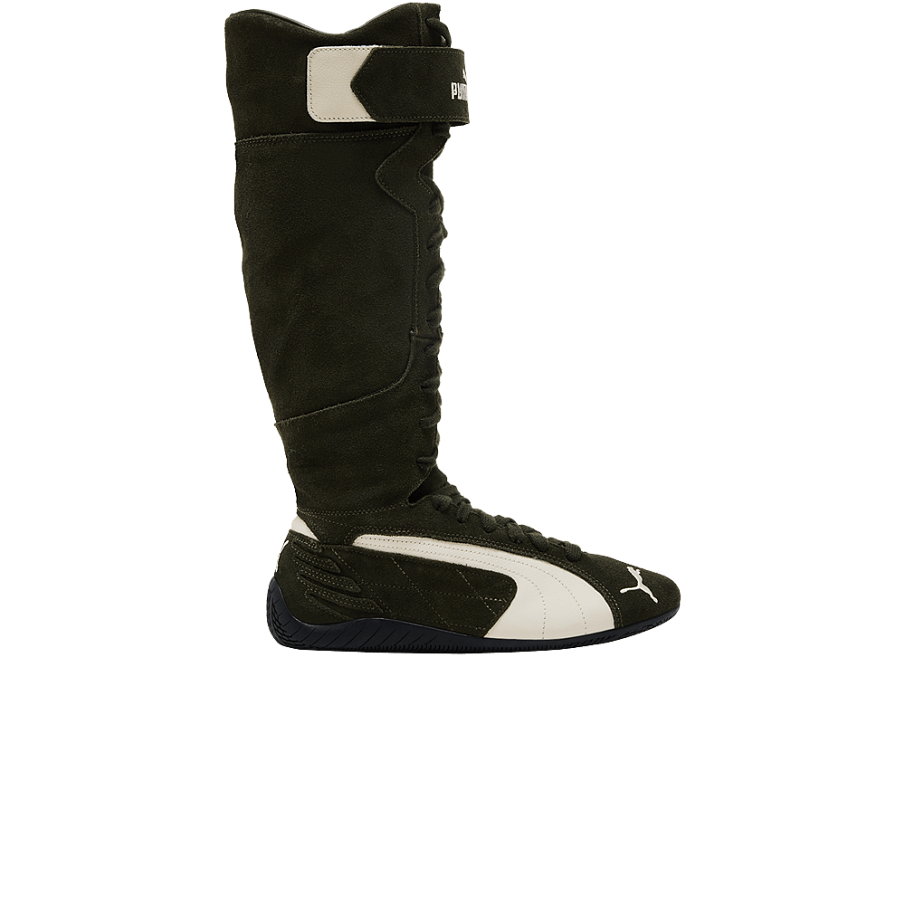 Фото № 1 с приближением к товару «‎Puma Women's Speedcat Boot Dark Olive Frosted Ivory»
