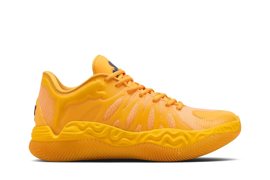 Фото № 2 с приближением к товару «‎Salehe Bembury x Puma Hali 1 Pace Sport Yellow Elektro Blue»