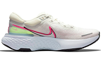 Фото № 2 с приближением к товару «‎Nike ZoomX Invincible Run Flyknit Sneakers PinkWhiteGreen»