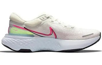 Nike ZoomX Invincible Run Flyknit Sneakers PinkWhiteGreen - 2