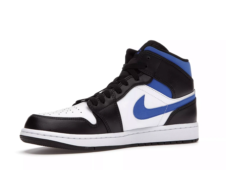 Фото № 4 с приближением к товару «‎Jordan 1 Mid White Black Racer Blue»
