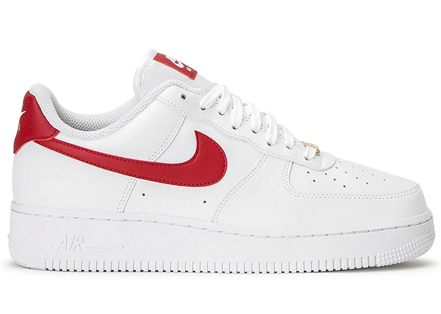 Фото № 1 с приближением к товару «‎Nike Air Force 1 Low 07 White Gym Red »