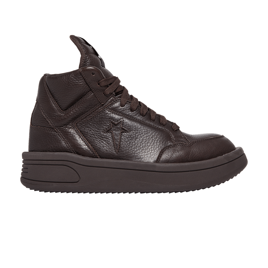 Фото № 1 с приближением к товару «‎Rick Owens x Converse DRKSHDW TURBOWPN Mid Clay»