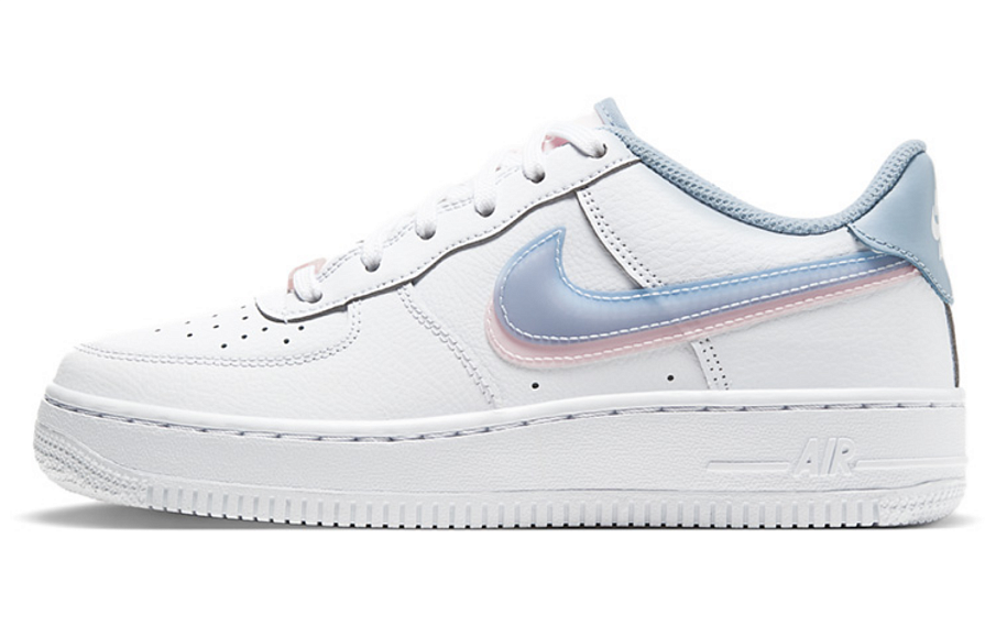 Фото № 1 с приближением к товару «‎Nike Air Force 1 (GS) Double Swoosh WhiteBluePink»