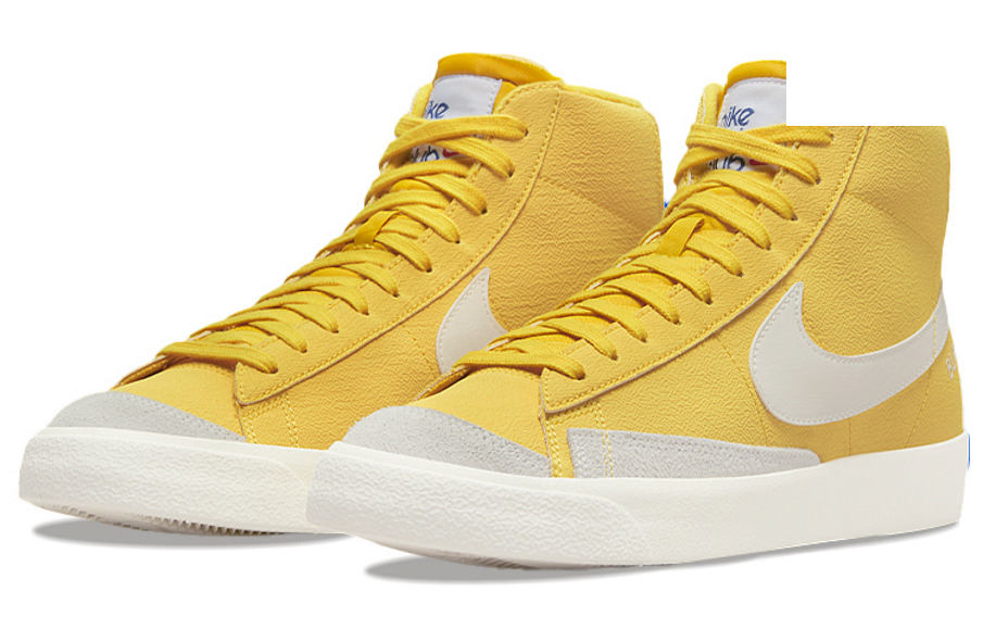 Фото № 3 с приближением к товару «‎Nike Blazer Mid 77 "Athletic Club" Sneakers YellowWhite»