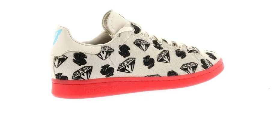 Фото № 6 с приближением к товару «‎adidas Stan Smith Pharrell BBC White»