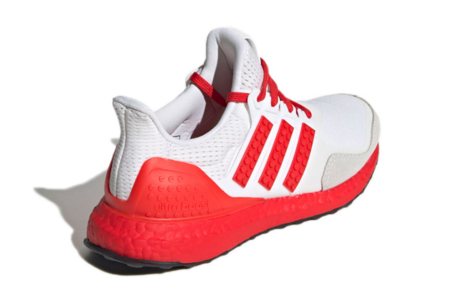 Фото № 4 с приближением к товару «‎Lego x adidas Ultraboost 21 J Sneakers WhiteRed»