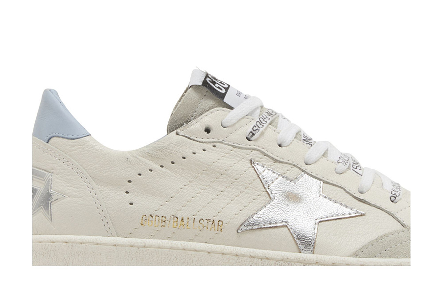Фото № 3 с приближением к товару «‎Golden Goose Women's Ball Star White Blue Fog»