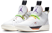 Фото № 3 с приближением к товару «‎Nike Air Jordan 33 Vast Grey Basketball shoes greywhite»