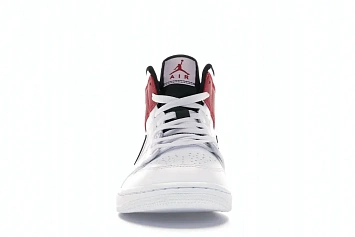 Jordan 1 Mid White Black Gym Red (554724-116) - 2
