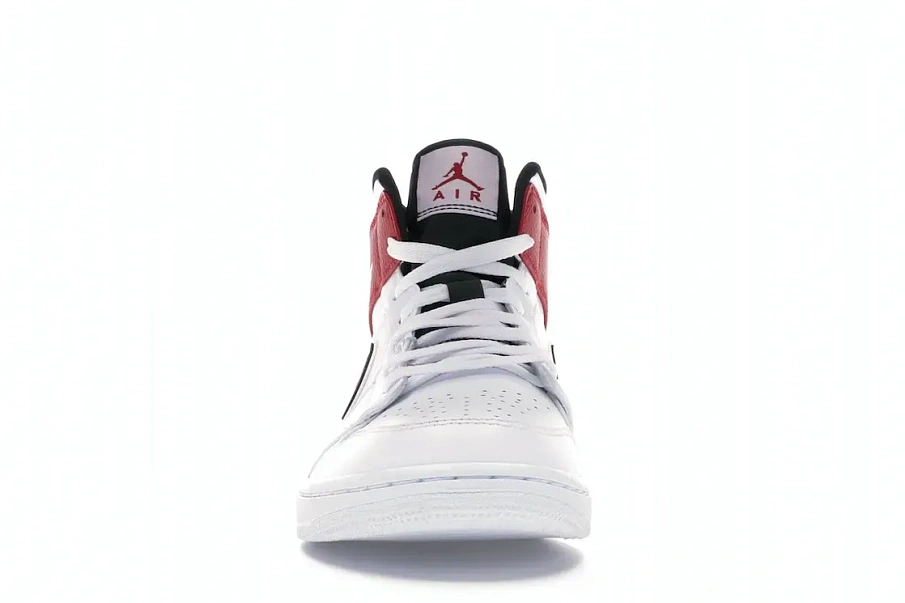Фото № 2 с приближением к товару «‎Jordan 1 Mid White Black Gym Red»