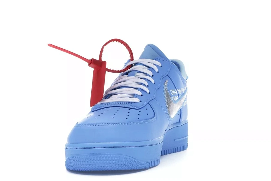 Фото № 3 с приближением к товару «‎Nike Air Force 1 Low Off-White MCA University Blue»