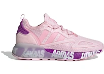 Фото № 1 с приближением к товару «‎adidas ZX 2K Boost Bold Logo Graphic Pink Ultra Purple »