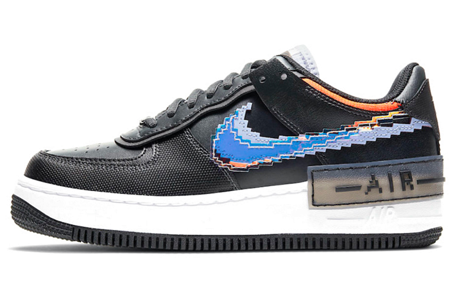 Фото № 1 с приближением к товару «‎Nike Air Force 1 Shadow "Pixel" BlackOrange»