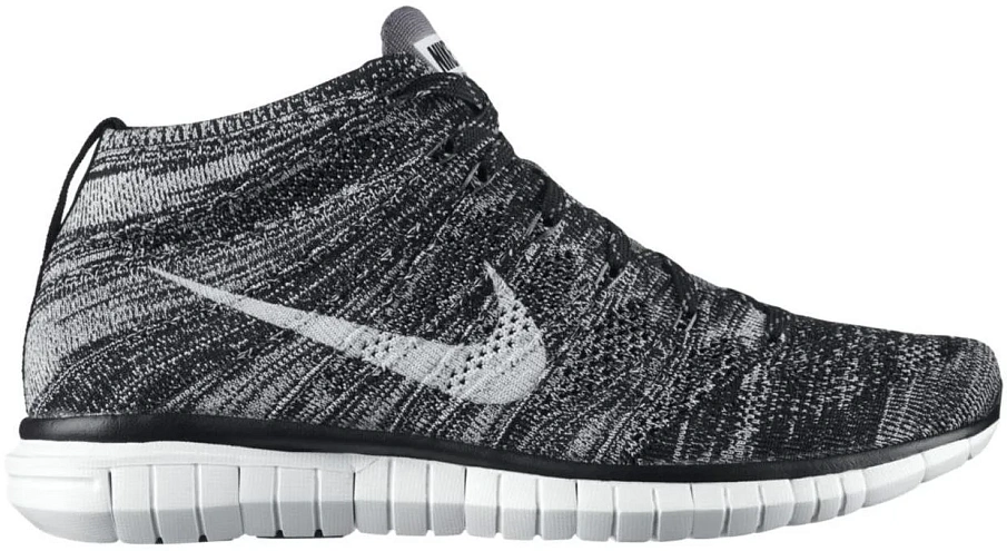 Фото № 1 с приближением к товару «‎Nike Free Flyknit Chukka Dark Grey Platinum»