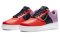 Фото № 3 с приближением к товару «‎Nike Air Force 1 Low Wmns RedBlackPurple»