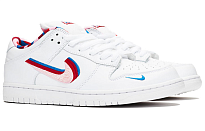Фото № 2 с приближением к товару «‎Parra x Nike SB Dunk Low Skate shoes white»