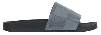 adidas Adilette Checkerboard Raf Simons Black Granite (B22525)