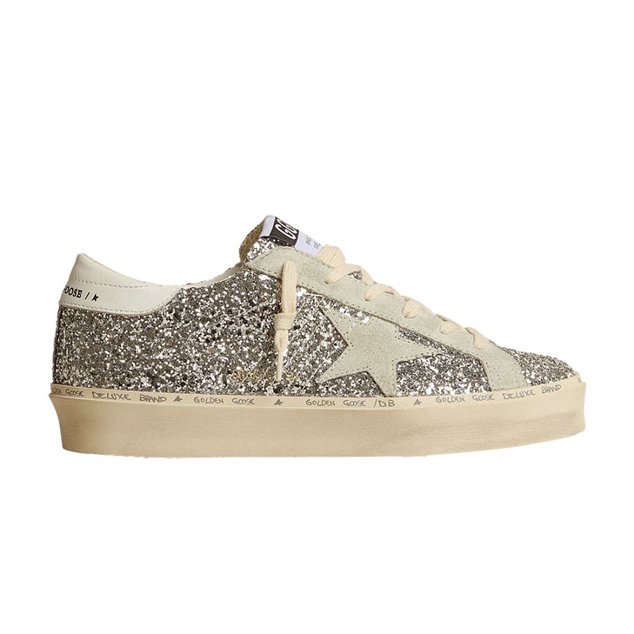 Фото № 1 с приближением к товару «‎Golden Goose Women's Hi Star Silver Ice Grey Glitter»