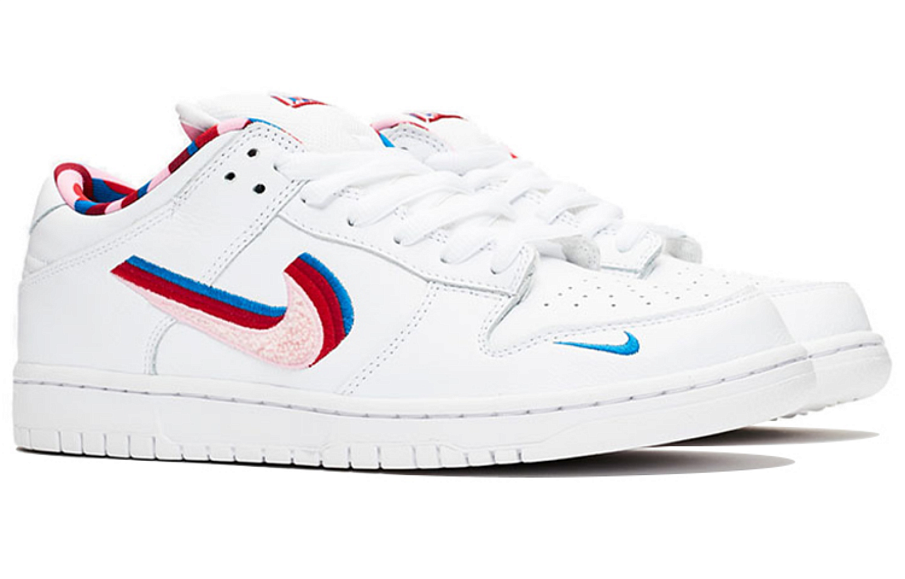Фото № 2 с приближением к товару «‎Parra x Nike SB Dunk Low Skate shoes white»
