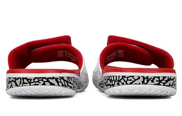 Air Jordan Hydro 3 'Fire Red' WhiteRed - 5