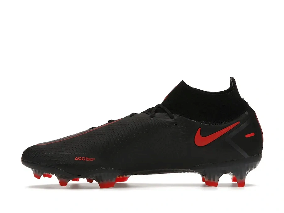 Фото № 3 с приближением к товару «‎Nike Phantom GT Elite DF FG Black Chile Red»