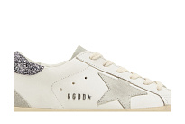 Фото № 3 с приближением к товару «‎Golden Goose Women's Superstar White Grey Glitter»