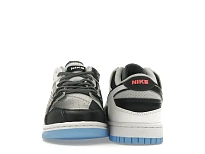 Фото № 2 с приближением к товару «‎Nike Dunk Low Scrap Black Neutral Grey University Blue White»