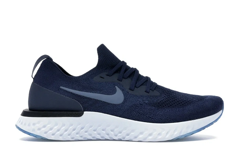 Фото № 1 с приближением к товару «‎Nike Epic React Flyknit College Navy Diffused Blue»