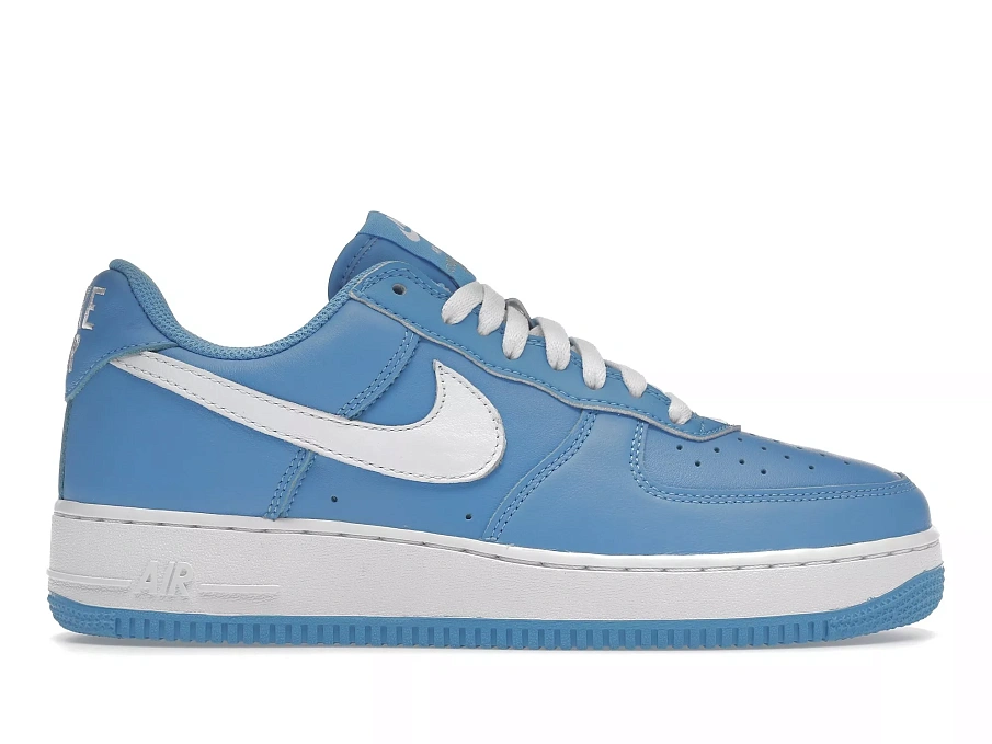 Фото № 1 с приближением к товару «‎Nike Air Force 1 Low '07 Retro Color of the Month University Blue»