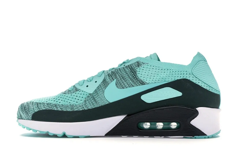 Фото № 4 с приближением к товару «‎Nike Air Max 90 Ultra 2.0 Flyknit Hyper Turquoise Hyper Turquoise»