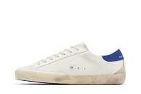 Фото № 4 с приближением к товару «‎Golden Goose Superstar Snakeskin - White Blue»