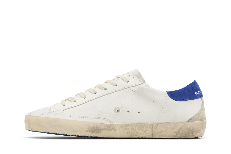 Фото № 4 с приближением к товару «‎Golden Goose Superstar Snakeskin - White Blue»