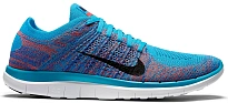 Фото № 1 с приближением к товару «‎Nike Free 4.0 Flyknit Blue Lagoon Bright Crimson»