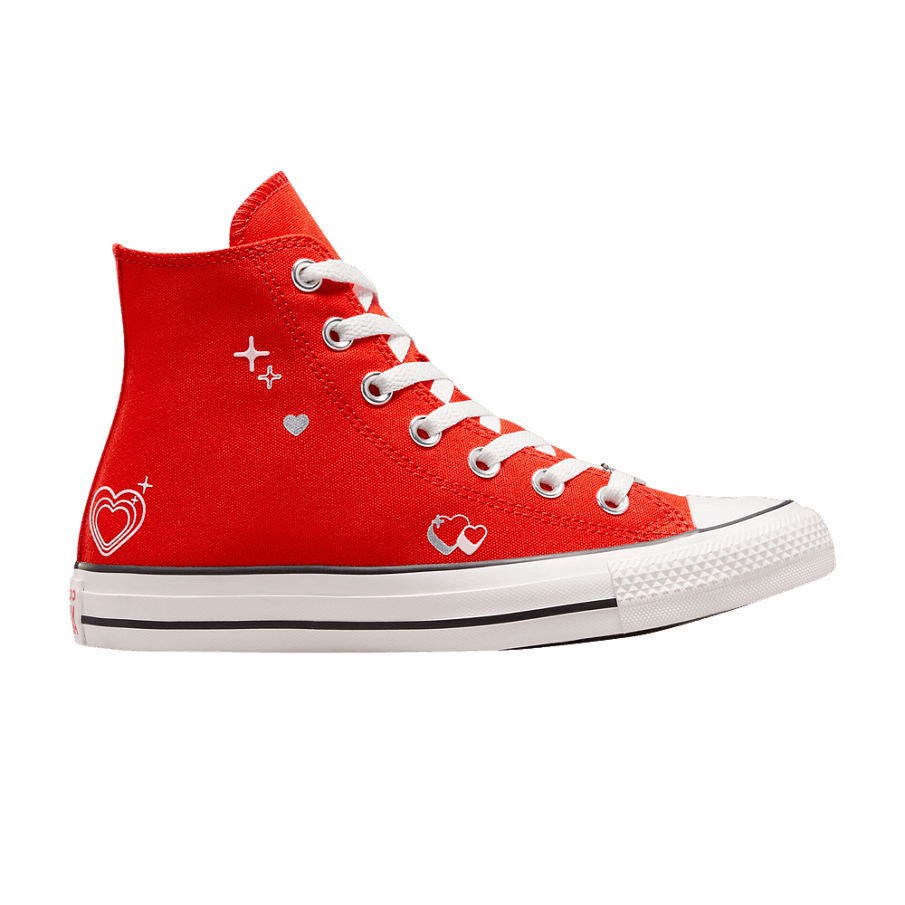 Фото № 1 с приближением к товару «‎Converse Women's Chuck Taylor All Star High Y2K Heart - Fever Dream»