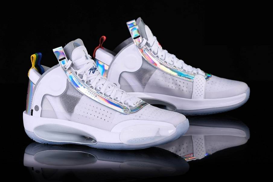 Фото № 2 с приближением к товару «‎Nike Air Jordan 34 Iridescent Zion Williams»
